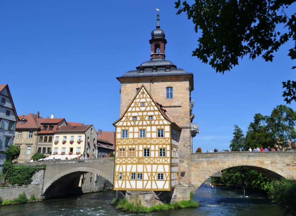 The Altes Rathaus, or the Old City Hall of Bamberg